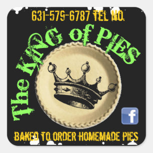 the king of pies pie box labels