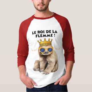 The King of Slacking – Lazy Monkey with Sunglasses T-Shirt