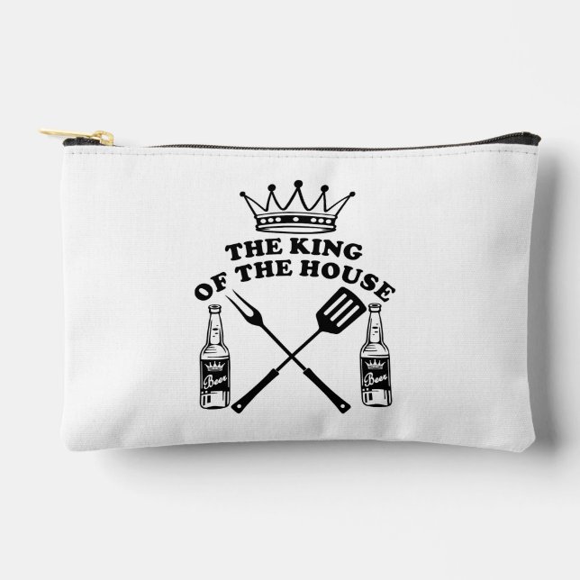 The King of the House Beer Accessory Pouch (Front)