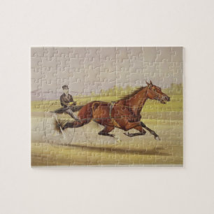 The King of the Turf, 'St. Julien', Driven by Orri Jigsaw Puzzle