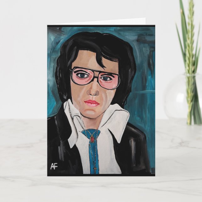 The King Painting by Alfred Fox Card (Front)