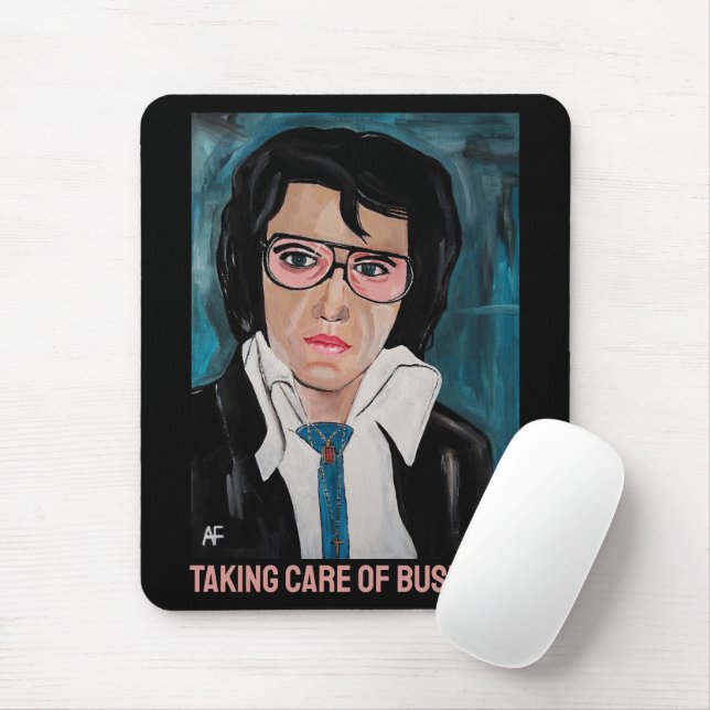 The King Painting by Alfred Fox Mouse Pad (With Mouse)