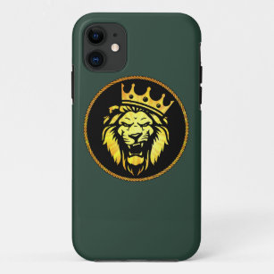 The King - Roaring Lion Wearing Crown -Afrocentric Case-Mate iPhone Case