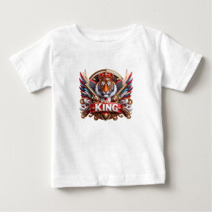 THE KING Typography T-Shirt Design