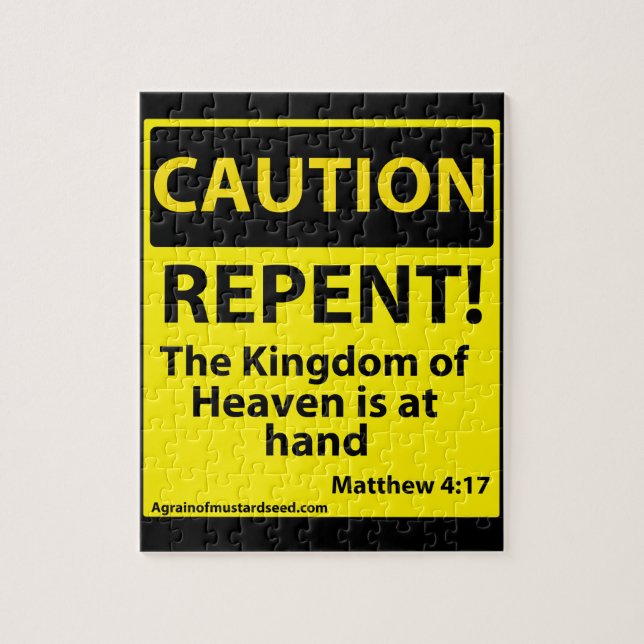 The Kingdom of Heaven is at hand Jigsaw Puzzle (Vertical)