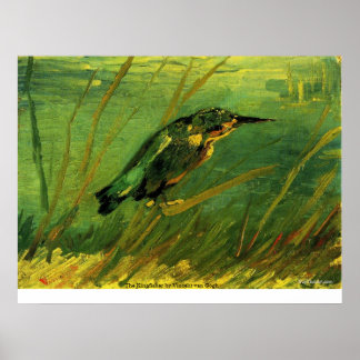 The Kingfisher by Vincent van Gogh Poster