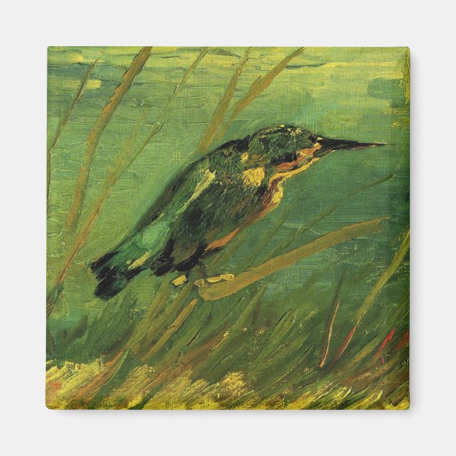 The Kingfisher Van Gogh Fine Art Magnet (Front)