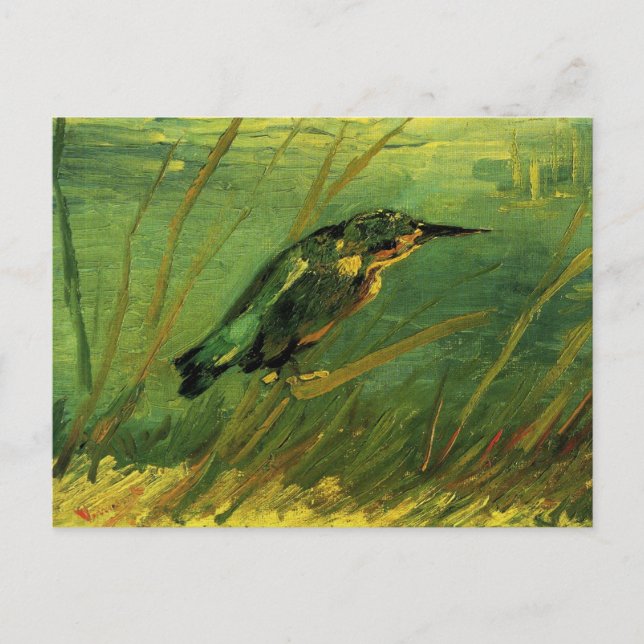 The Kingfisher, Van Gogh Fine Art Postcard (Front)