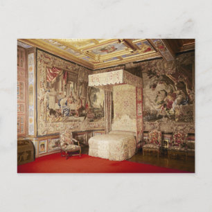 The king's bedchamber postcard