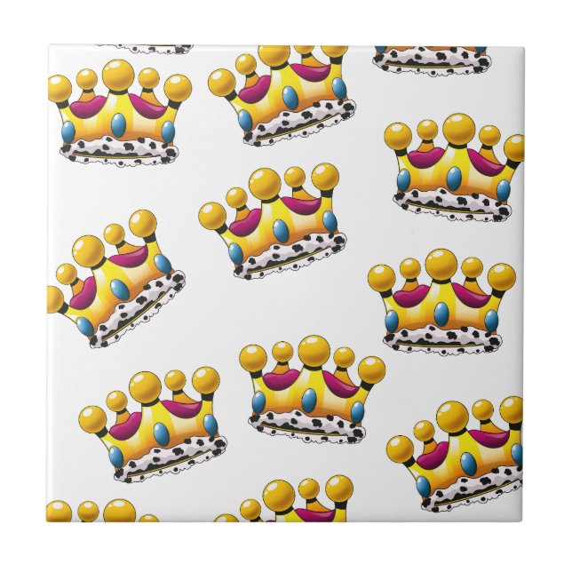 The King's Crown Ceramic Tile (Front)