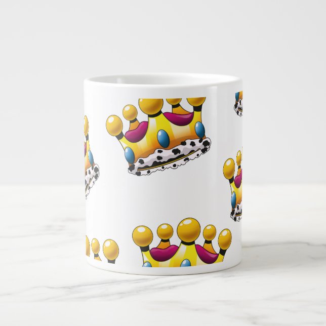 The King's Crown Large Coffee Mug (Front)