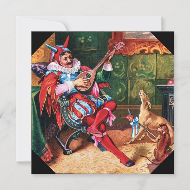 The King's Favourite Jester Invitation (Front)