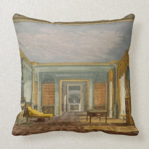 The King's Library from Views of The Royal Pavilio Cushion