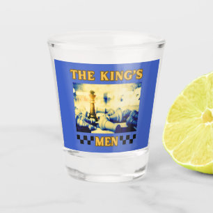 The King's Men Chess Player Shot Glass