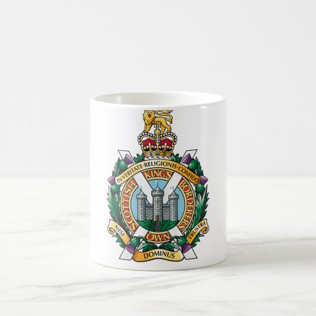 The Kings Own Scottish Borderers Regiment Coffee Mug (Center)