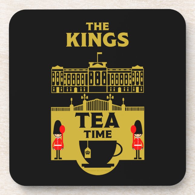 The Kings Tea Royal Coronation  Coaster (Front)