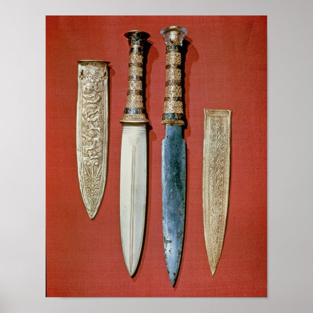 The king's two daggers, from tomb of poster (Front)