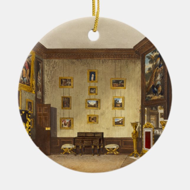 The King's Writing Closet, Hampton Court, from 'Th Ceramic Tree Decoration (Front)