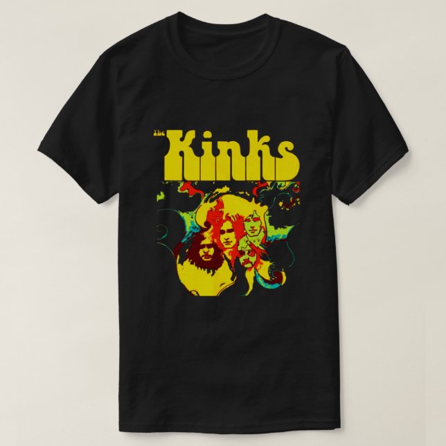 The Kinks Love Rock Band Art Essential T-Shirt (Design Front)