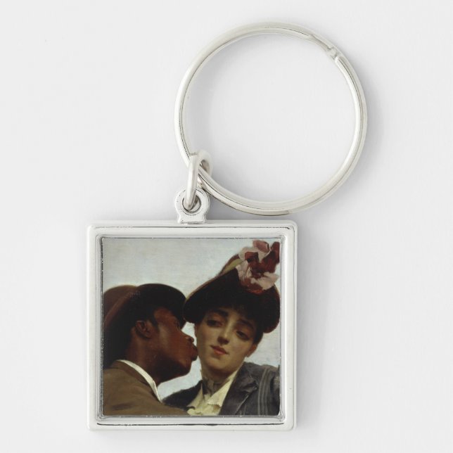 The Kiss, 1887 Key Ring (Front)