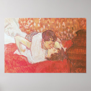 The Kiss, 1893 Poster