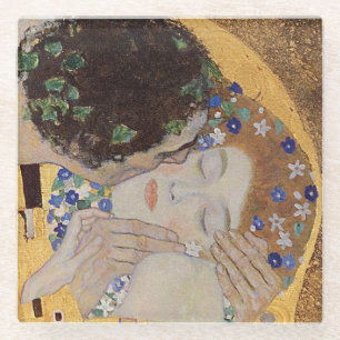 The Kiss, 1907-08 2 Glass Coaster