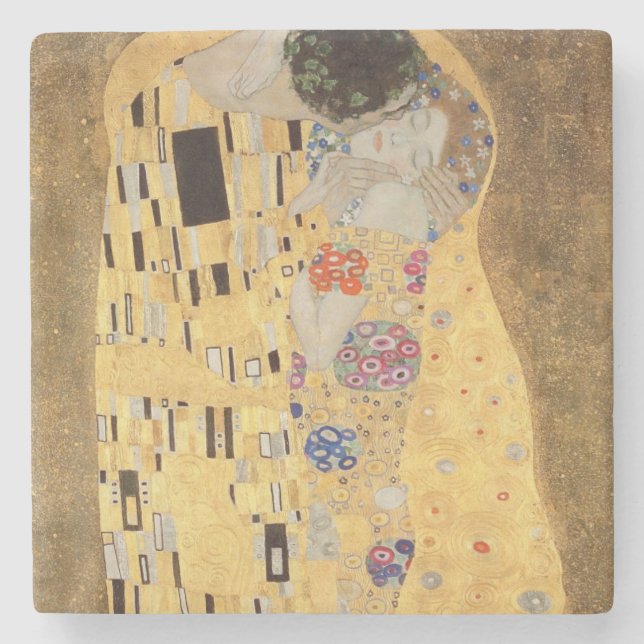 The Kiss, 1907-08 3 Stone Coaster (Front)