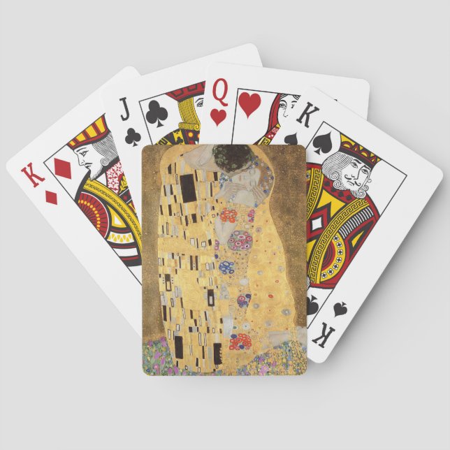 The Kiss, 1907-08 Playing Cards (Back)