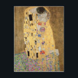 The Kiss, 1907-08 Postcard<br><div class="desc">The Kiss,  1907-08 | by Gustav Klimt | Art Location: Osterreichische Galerie Belvedere,  Vienna,  Austria | Austrian Artist | Image Collection Number: XAM601</div>