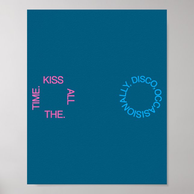 The Kiss All Time Disco Occasionally Poster (Front)