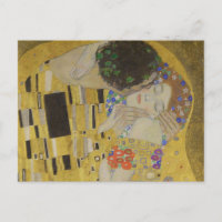 The Kiss, Art Nouveau Oil Painting, Gustav Klimt