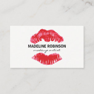 The Kiss (Black / White) Business Card