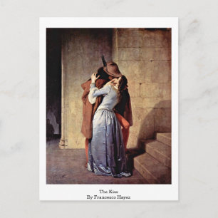 The Kiss By Francesco Hayez Postcard
