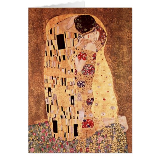 The Kiss by Gustav Klimt Card