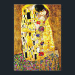 The Kiss by Gustav Klimt Card<br><div class="desc">The Kiss,  fine art painting by Austrian artist Gustav Klimt</div>