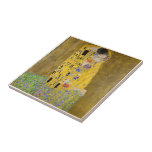 The Kiss by Gustav Klimt Ceramic Tile<br><div class="desc">The Kiss by Gustav Klimt</div>