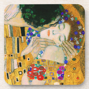 The Kiss by Gustav Klimt Coaster