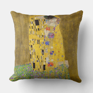 The Kiss by Gustav Klimt Cushion