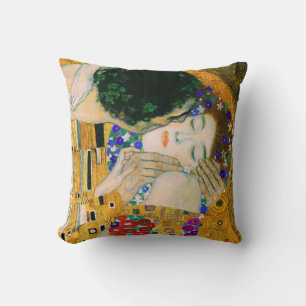 The Kiss by Gustav Klimt Cushion