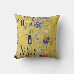 The Kiss by Gustav Klimt, detail 1 Cushion