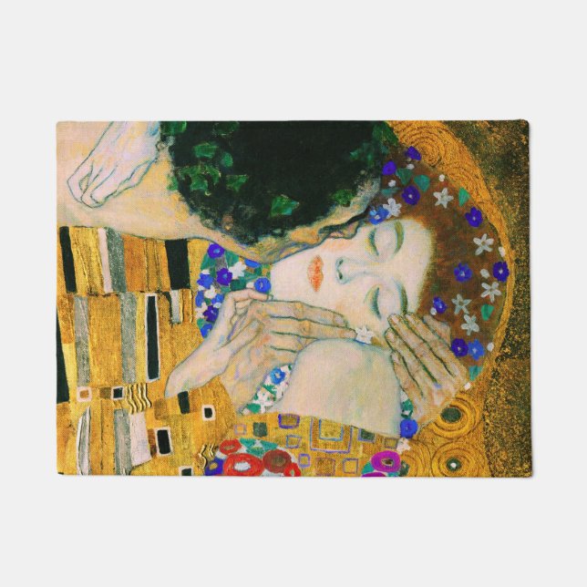 The Kiss by Gustav Klimt Doormat (Front)