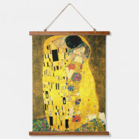 The Kiss by Gustav Klimt Fine Art Poster Print