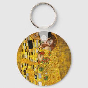 The Kiss By Gustav Klimt Key Ring