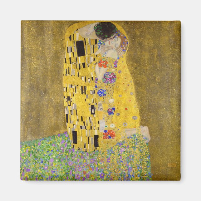 The Kiss by Gustav Klimt Magnet (Front)