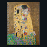 The Kiss by Gustav Klimt  Notebook<br><div class="desc">The Kiss by Gustav Klimt</div>