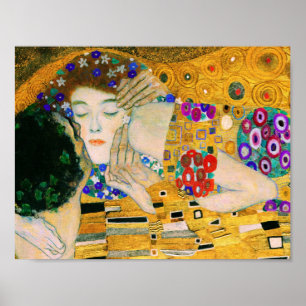 The Kiss by Gustav Klimt Poster