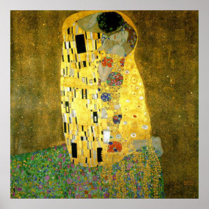 The Kiss by Gustav Klimt Poster