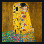 The Kiss by Gustav Klimt Poster<br><div class="desc">The Kiss by Gustav Klimt is one of the most beloved masterpieces of the early twentieth century. Rich with glowing gold tones, intricate patterns, and tender emotion, this iconic painting captures an intimate embrace with extraordinary elegance. Klimt blends symbolism, romance, and decorative beauty to create an image that feels both...</div>