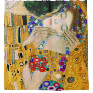 The Kiss by Gustav Klimt Shower Curtain