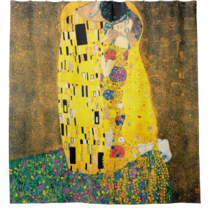 The Kiss by Gustav Klimt Shower Curtain